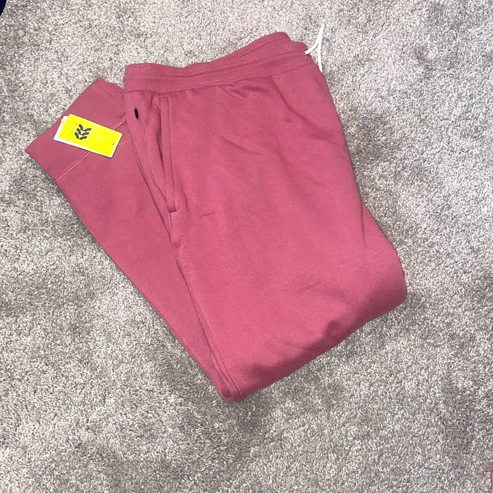 All in motion cozy sweat pants lounge in rose pink XXL new